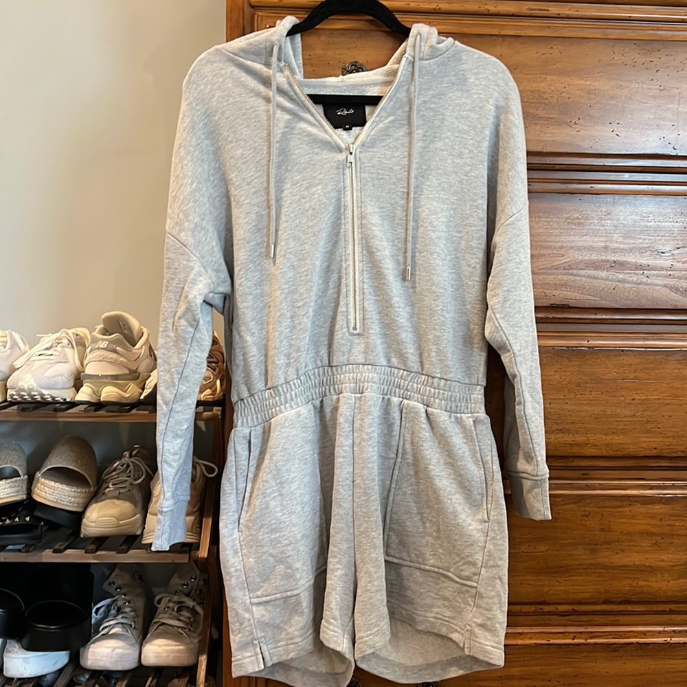 Comfy sweatsuit romper